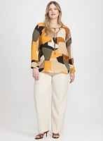 Joseph Ribkoff - Geometric Print Blouse