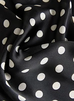 Foulard carré à pois