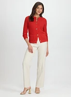 Textured Knit Cardigan