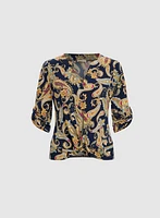 Haut à motif paisley