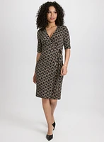 Robe cache-coeur à motif chaine