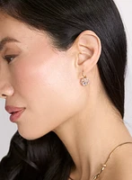 Boucles d'oreilles pendantes à zircon cubique