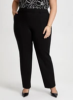 Sofia Pull-On Straight-Leg Pants - Regular