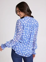 Blouse à pois