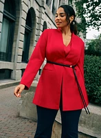 Belted Long Jacket