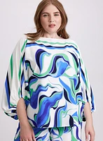 Joseph Ribkoff - Abstract Print Blouse