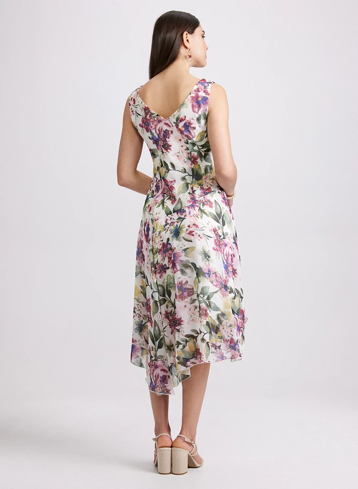 Robe à motif floral