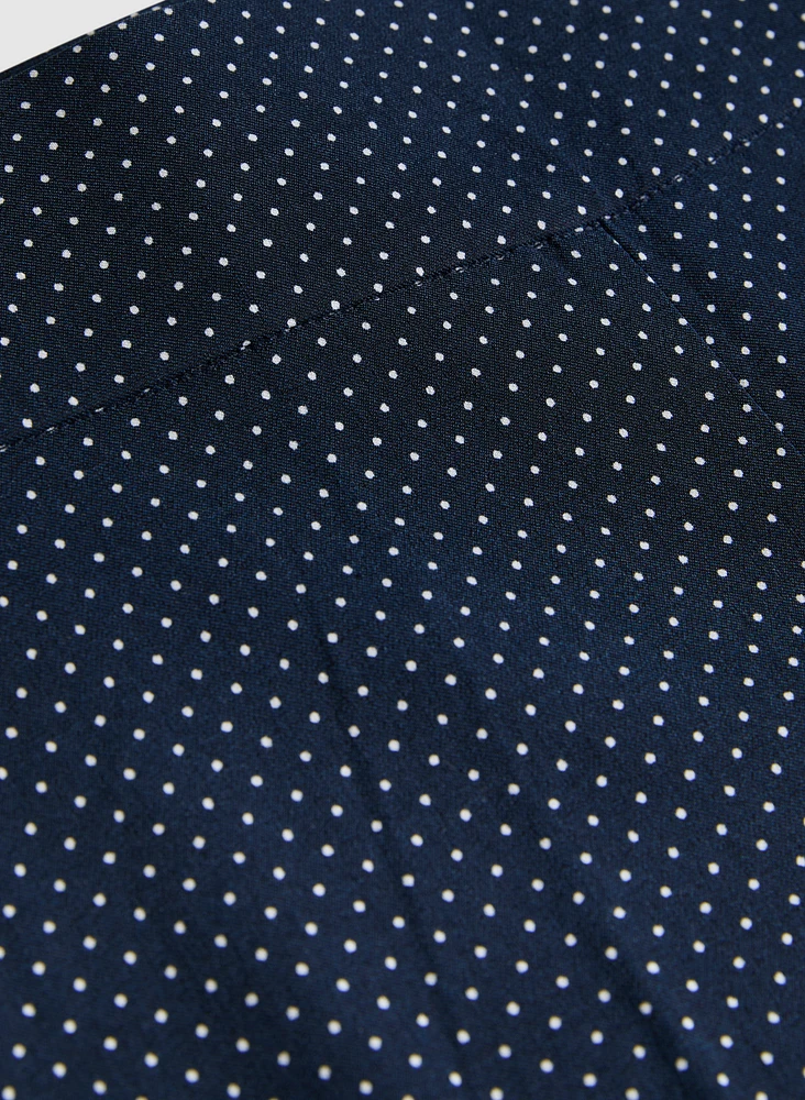 Capri étroit à pois