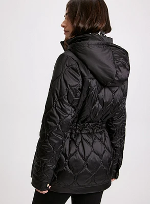 Belted Puffer Coat