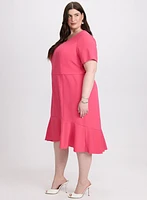 Robe à ourlet volanté