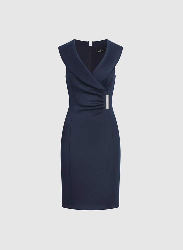 Brooch Detail Dress