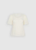 Bouffant Sleeve T-Shirt