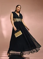 Embroidered Appliqué Dress