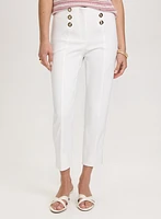 Pantalon Emma étroit à boutons