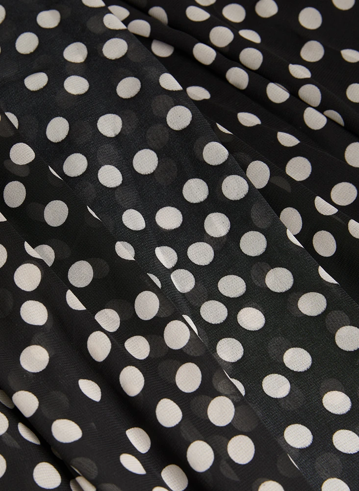 Polka Dot Maxi Dress