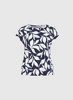 Leaf Print Top