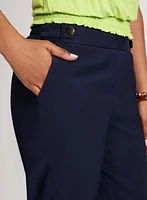 Side Tab Detail Pull-On Shorts