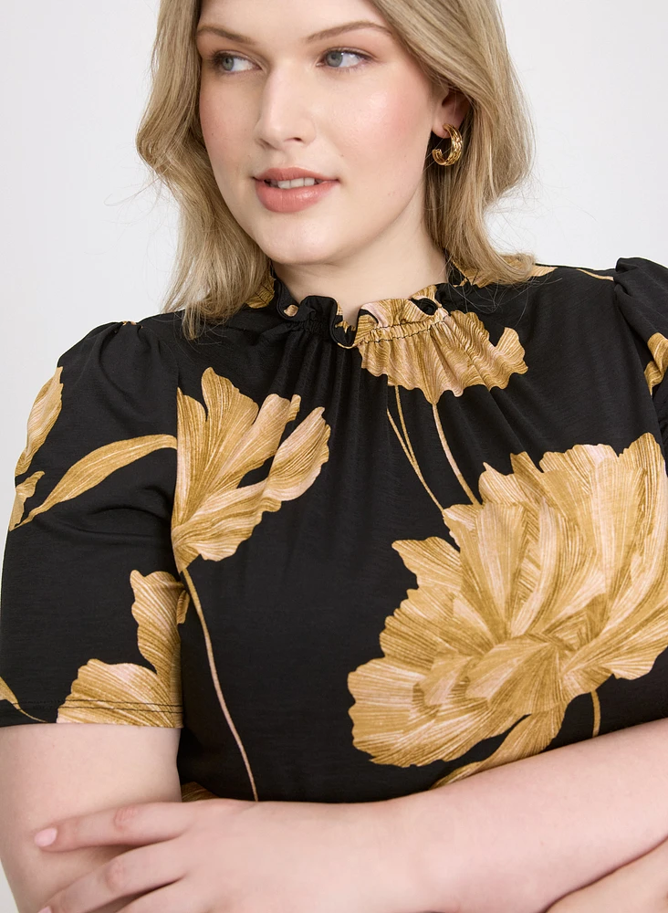 Mock Neck Top