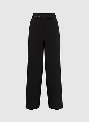 Olivia Belted Wide-Leg Pants