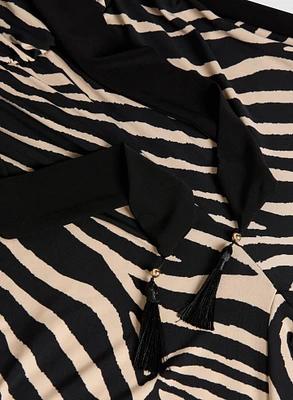 Zebra Print Jumpsuit