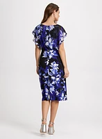 Flutter Sleeve Floral Dress