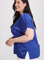 Blouse en satin