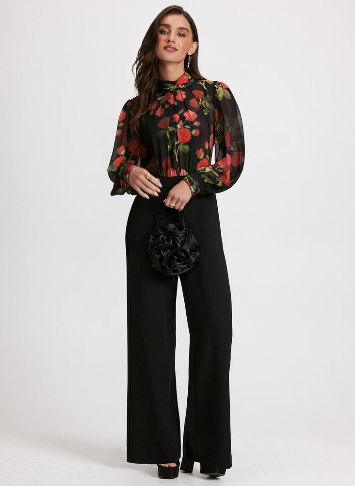 Floral Illusion Jumpsuit