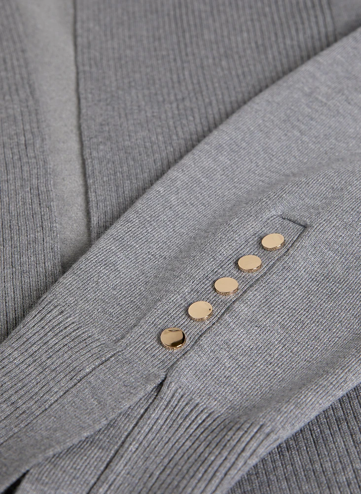 Cardigan ouvert à bouton