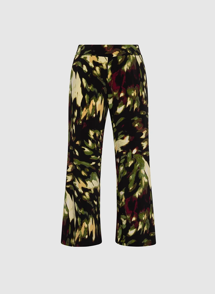 Melanie Lyne - Abstract Wide-Leg Pants