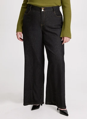 Wide-Leg Trouser Jeans