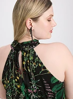 Floral Halter Jumpsuit