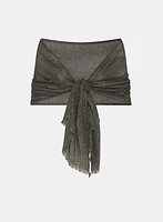 Foulard plissé brillant