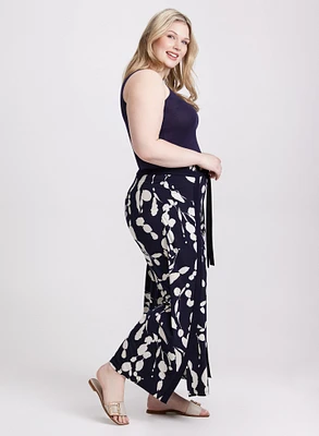 Joseph Ribkoff - Printed Faux-Wrap Pants