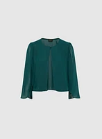 Long Sleeve Chiffon Bolero