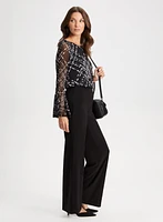 Olivia Jersey Wide-Leg Pants