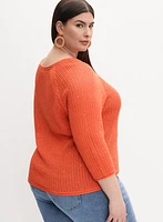 Open Knit Sweater