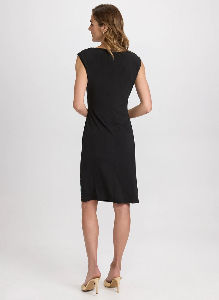 Robe en jersey à imprimé floral