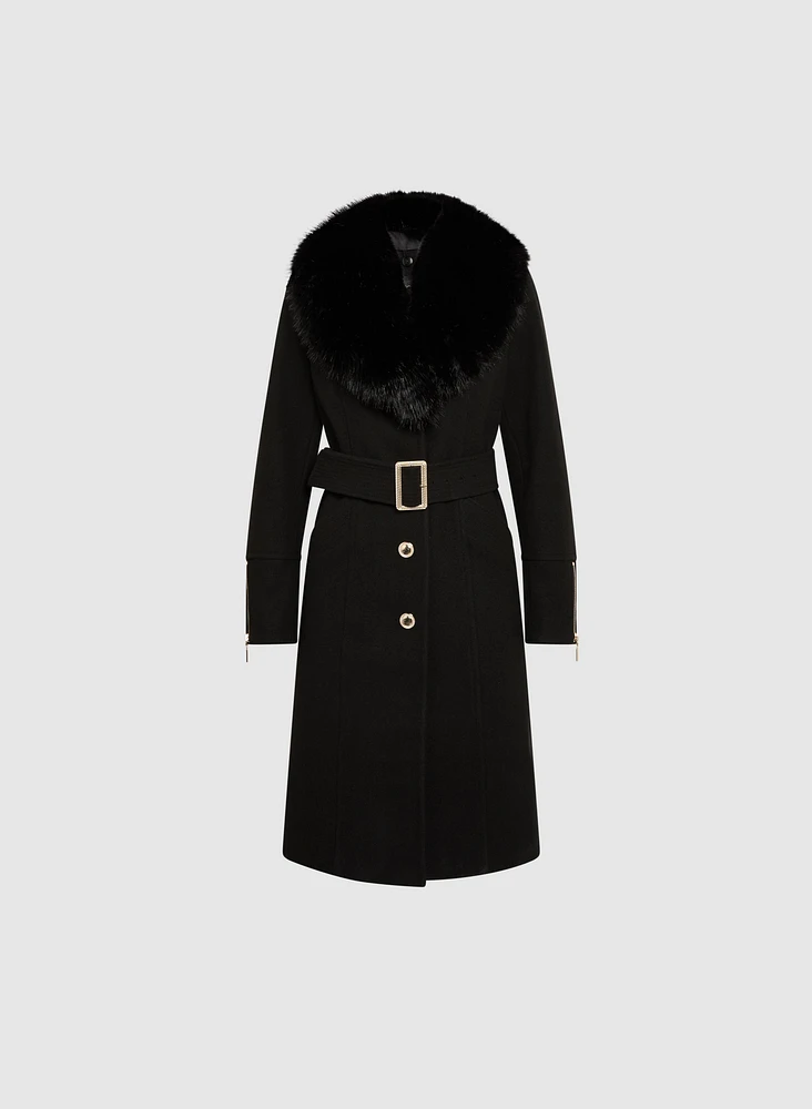 Wool-Blend Coat