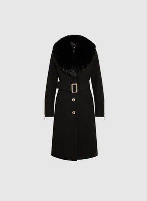 Wool-Blend Coat