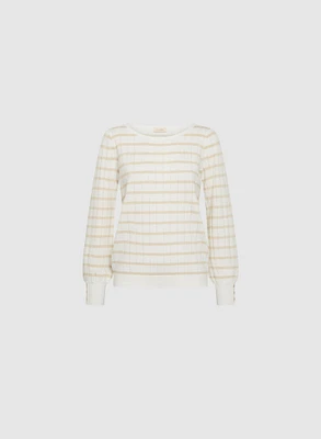 Lurex Stripe Sweater