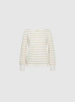 Lurex Stripe Sweater