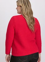 Textured Knit Cardigan