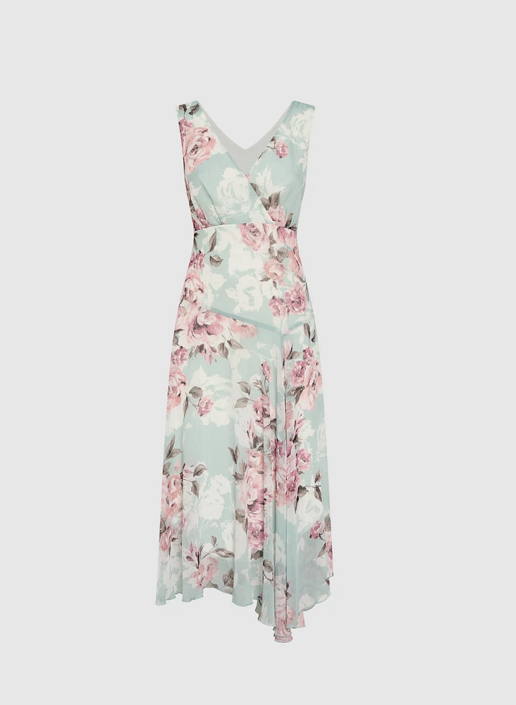 Floral Chiffon Dress