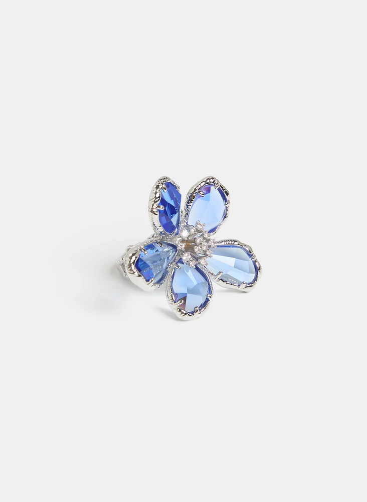 Flower Stone Ring