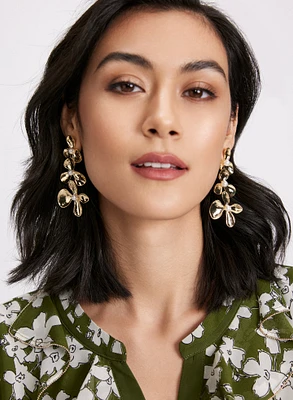 Tiered Floral Earrings