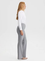 Pantalon coupe cité à jambe semi-évasée