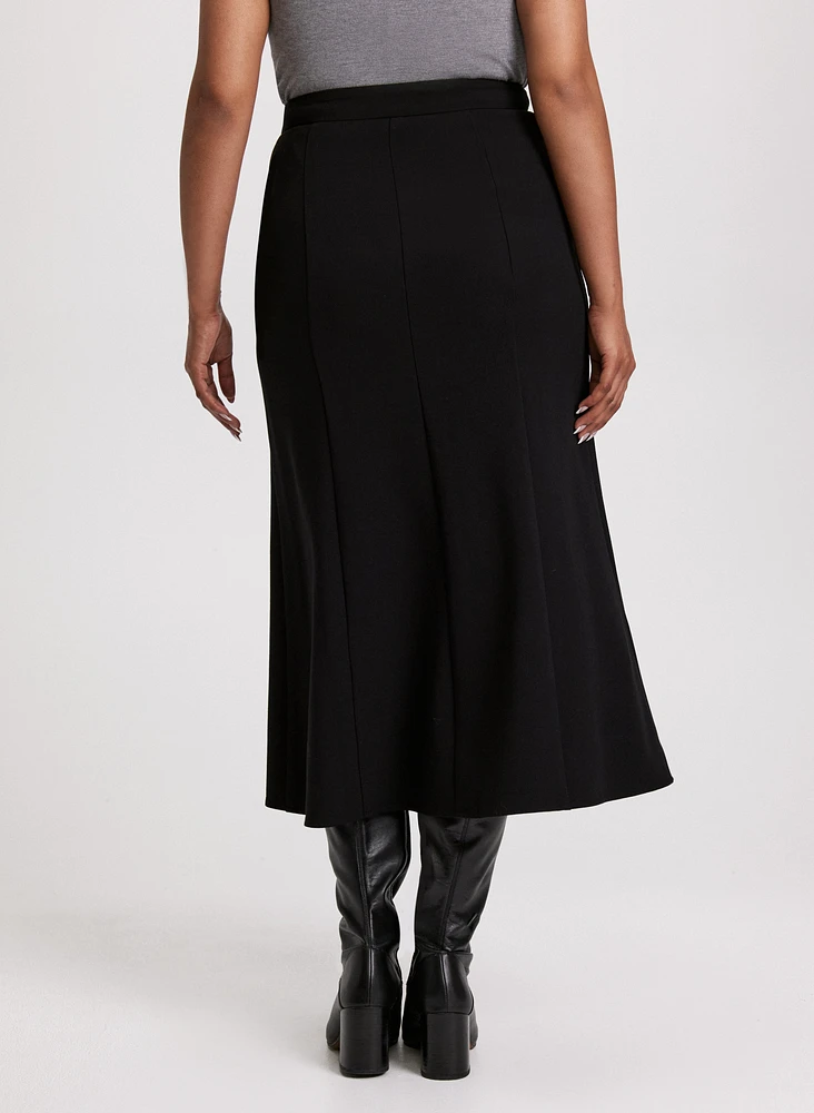 Panel Insert Midi Skirt