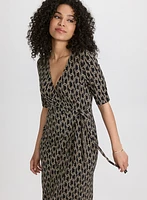 Robe cache-coeur à motif chaine