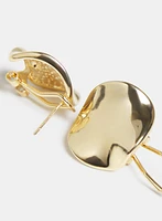 Boucles d'oreilles carrées courbées