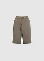 Cotton-Blend Drawstring Shorts